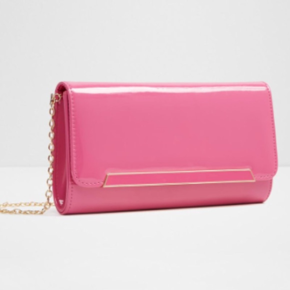 ALDO HOT PINK HANDBAG MATCHES SHOES